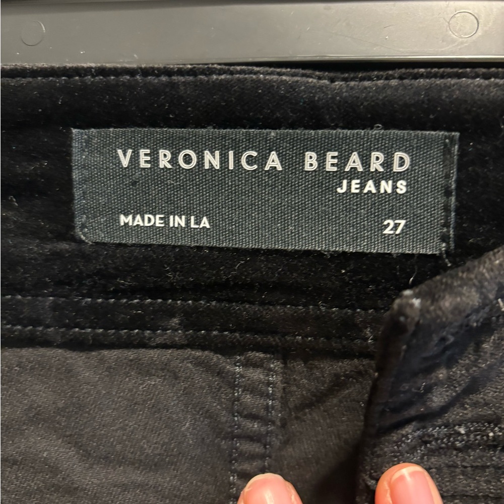 Veronica Beard black corduroy trousers. Size 27.